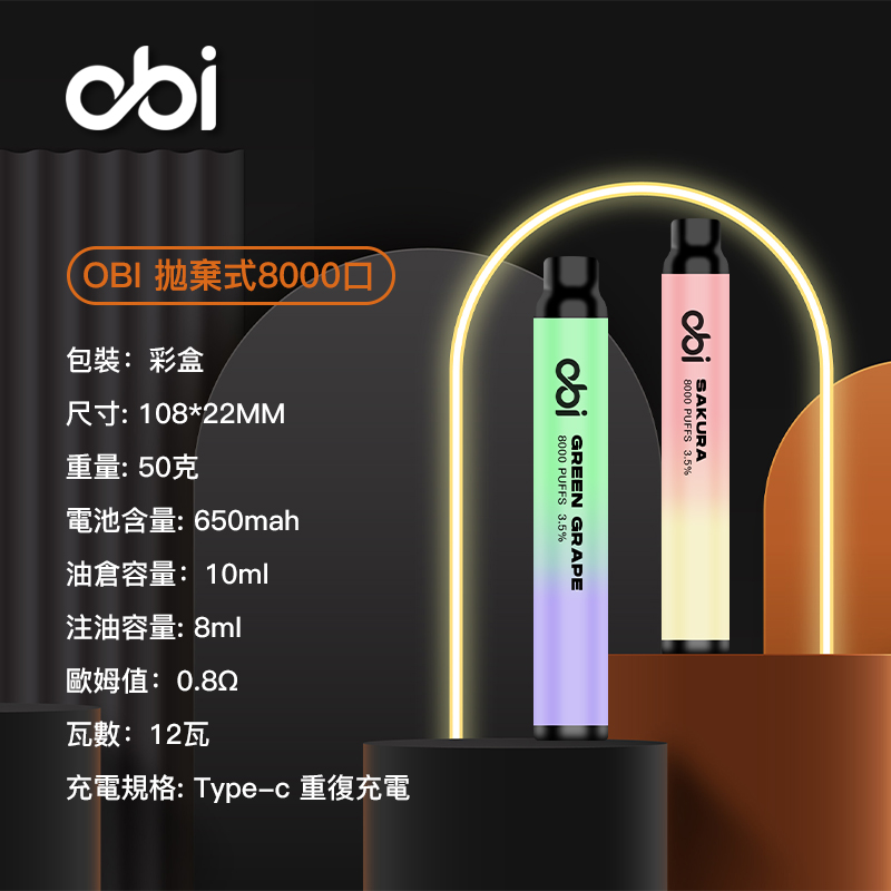 OBI 8000口一次性主機